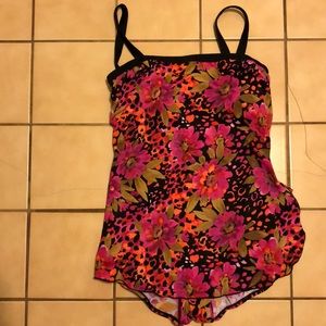 One piece swimsuit. Great, gently worn once.